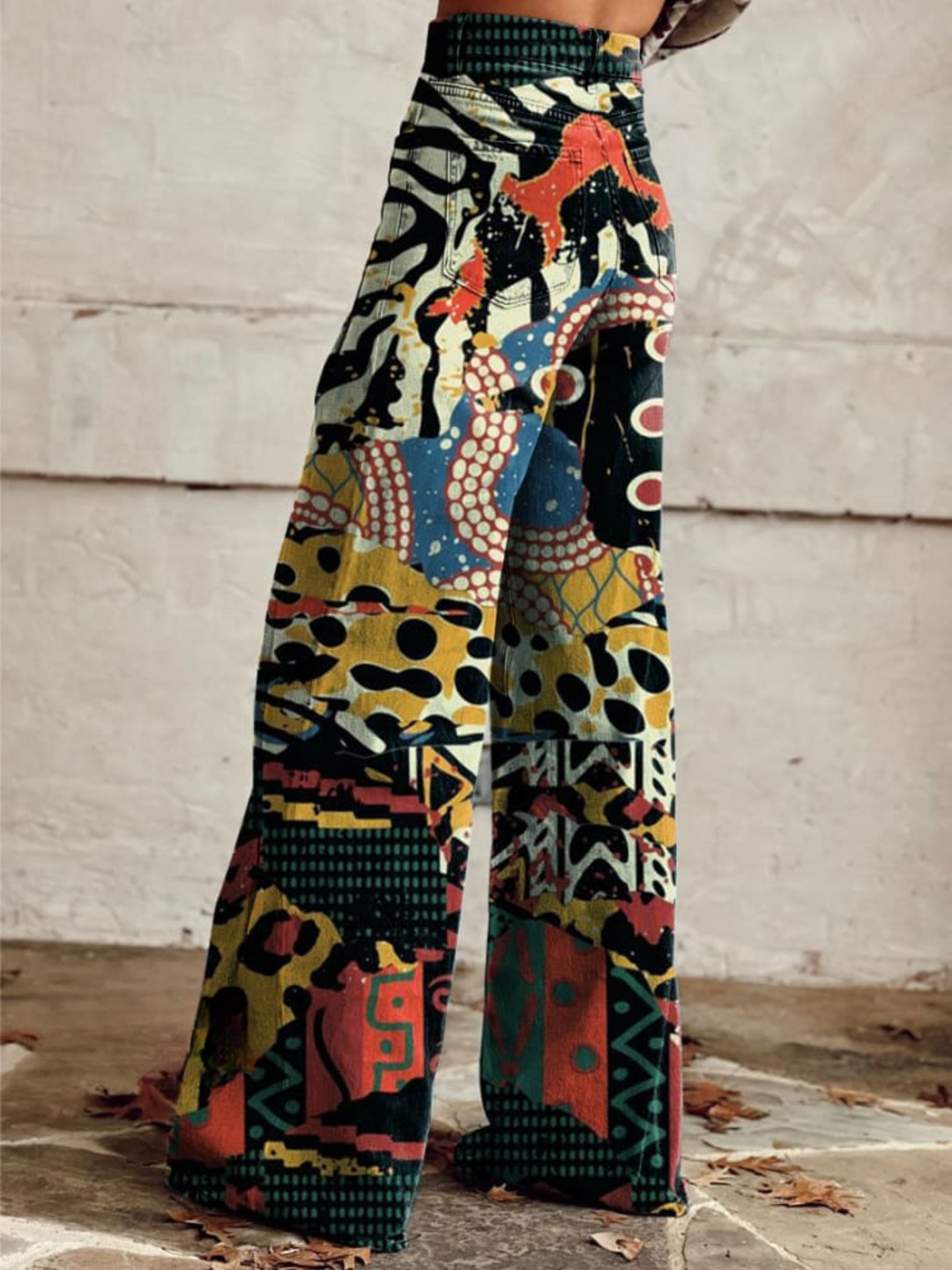 Katalin - Elegáns Széles Nadrág