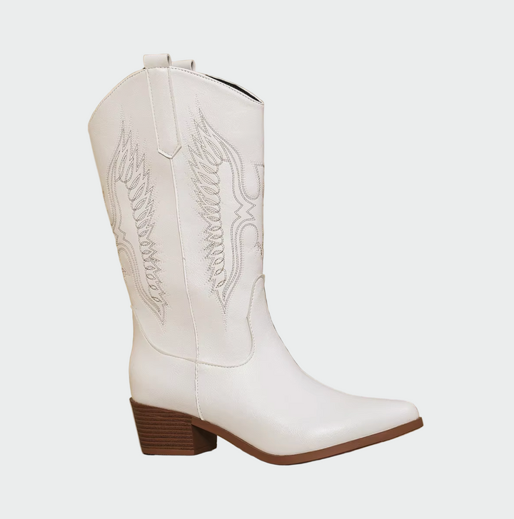 Julianna - Nyugati cowboy csizmák bőrből