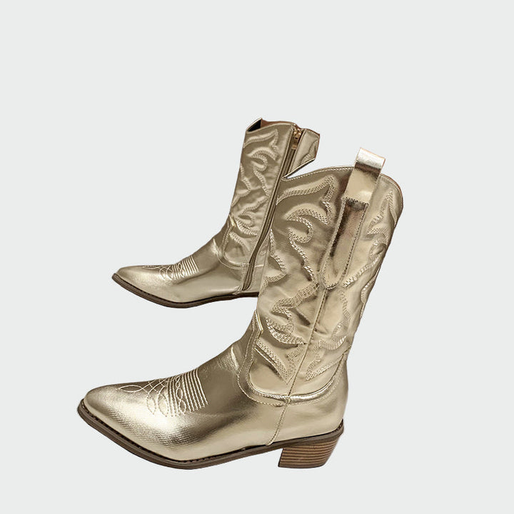 Ildikó - Fém cowboy csizmák