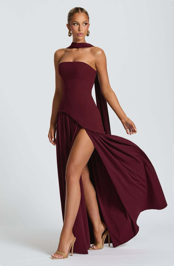 Flóra - Elegáns hosszú ruha