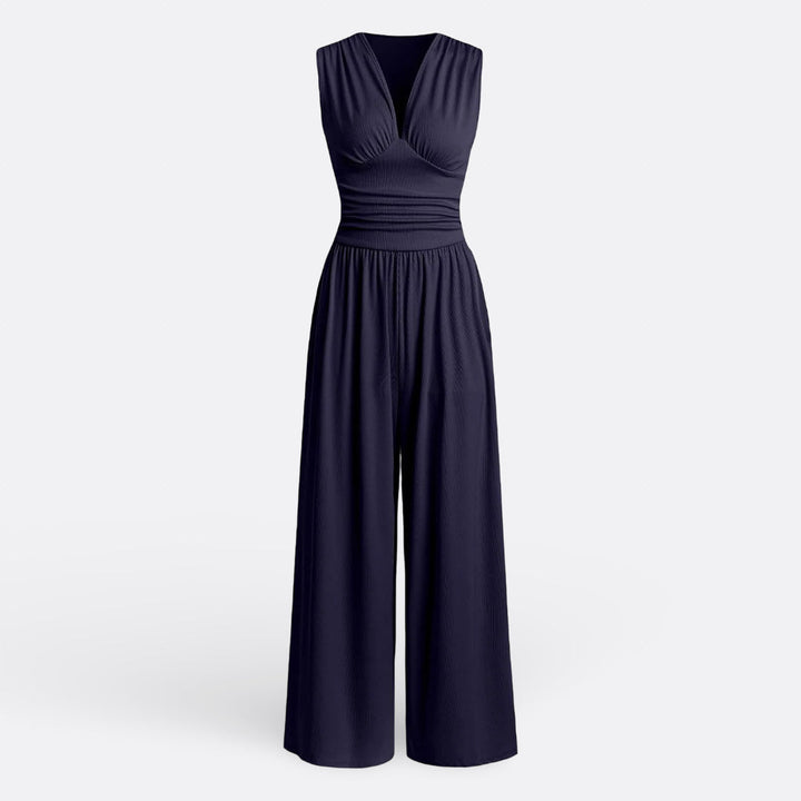 Csilla - Ujjatlan, Széles Lábú Elegáns Overall