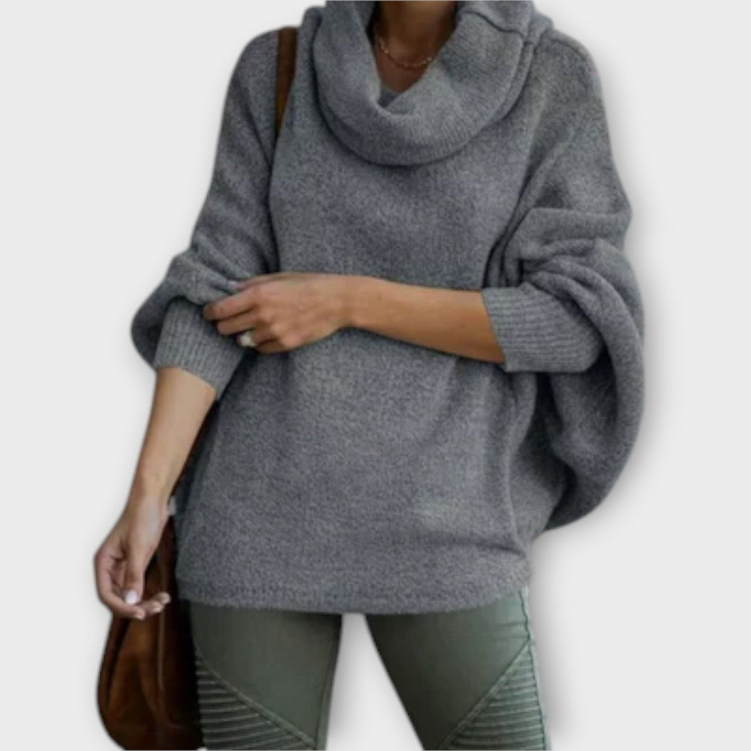 Ulrika - Elegáns női pulóver teknőcnyakú stílusban