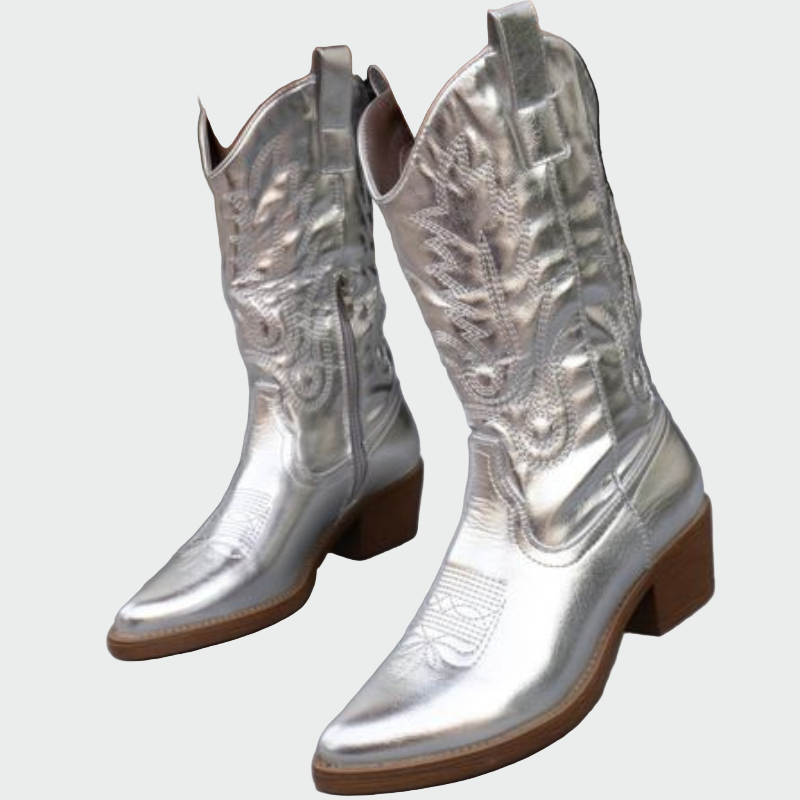 Ildikó - Fém cowboy csizmák